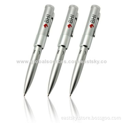 Promotional Pen Shape USB Drive, Logos Imprint and Advertisement Data Pre-loading WelcomedNew